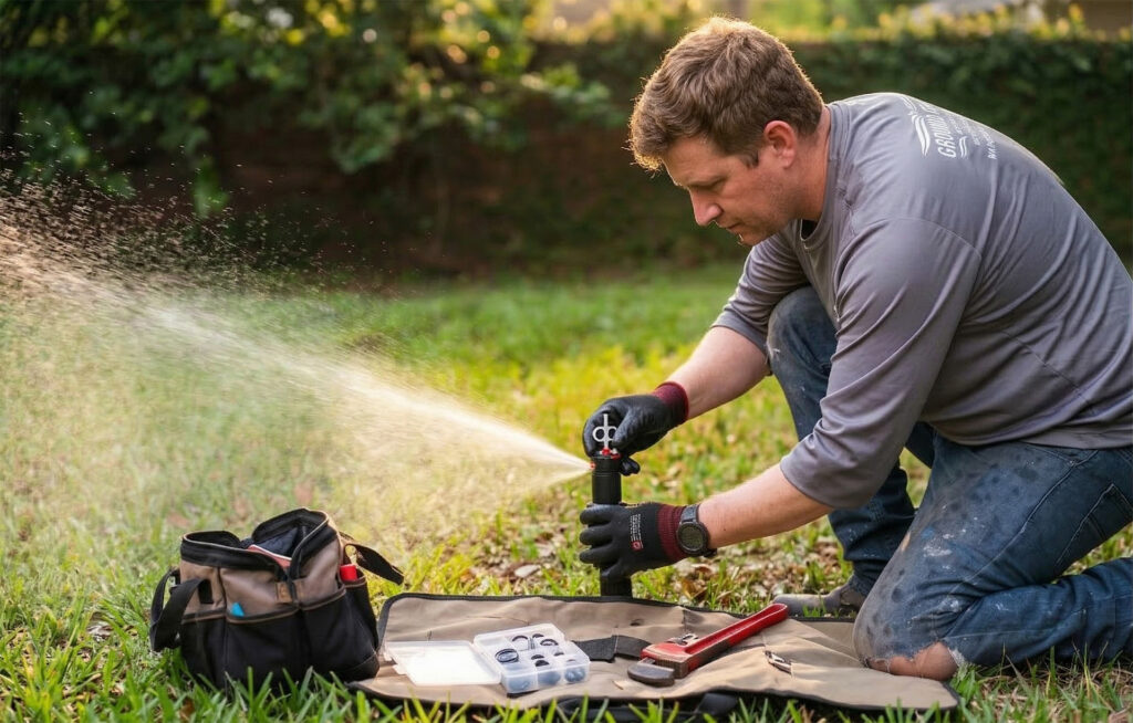 sprinkler repair technician in Scottsdale AZ